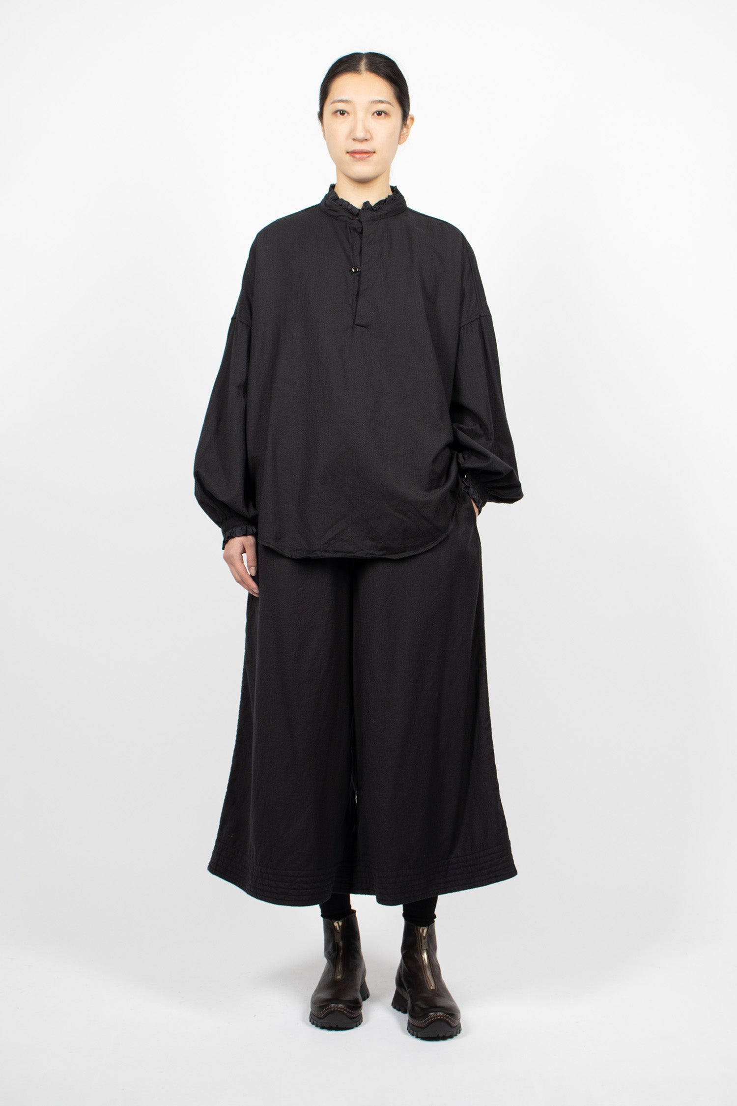 Coulisse Wool Pants Black