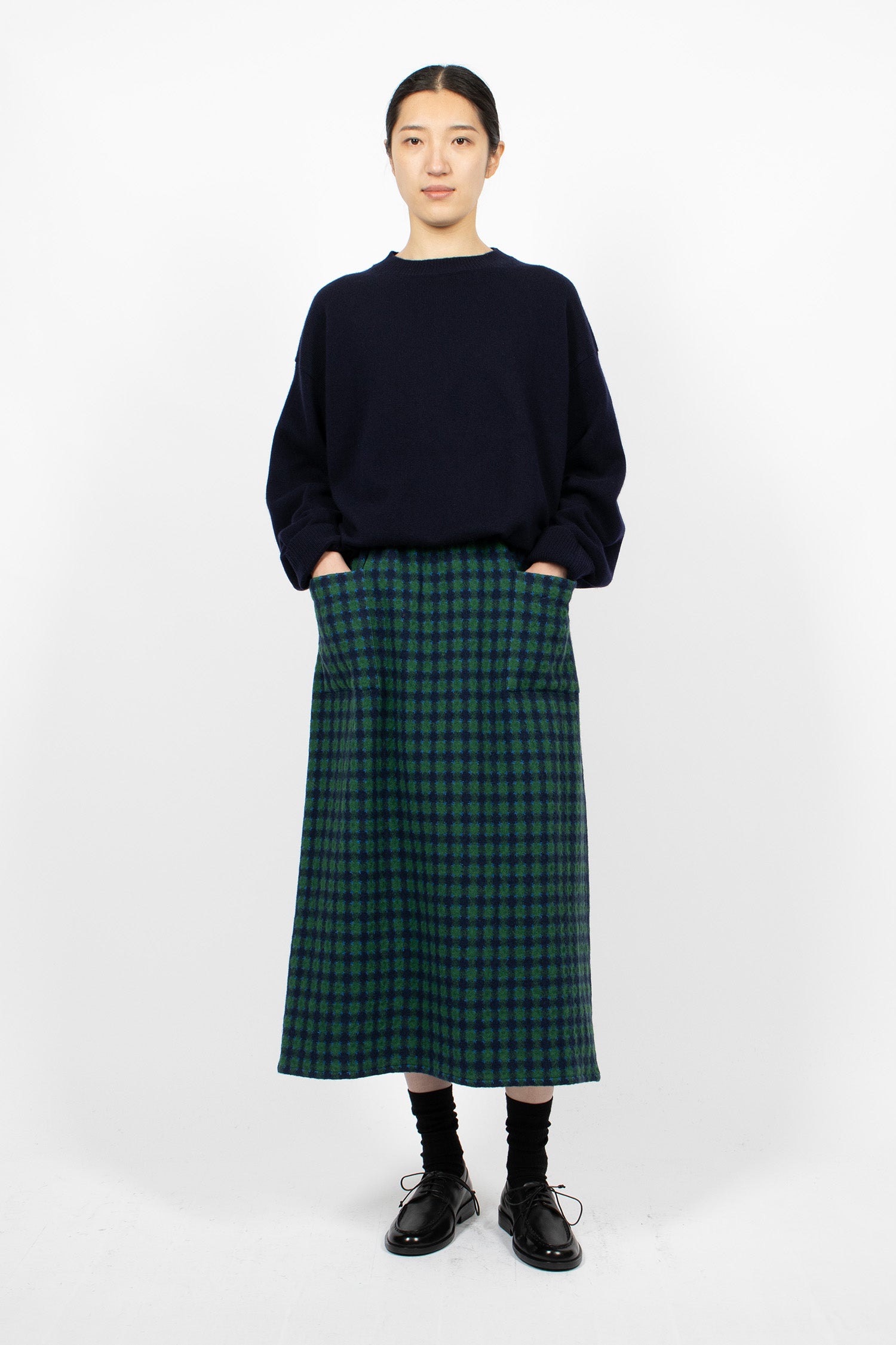 Cooi Skirt Navy Check