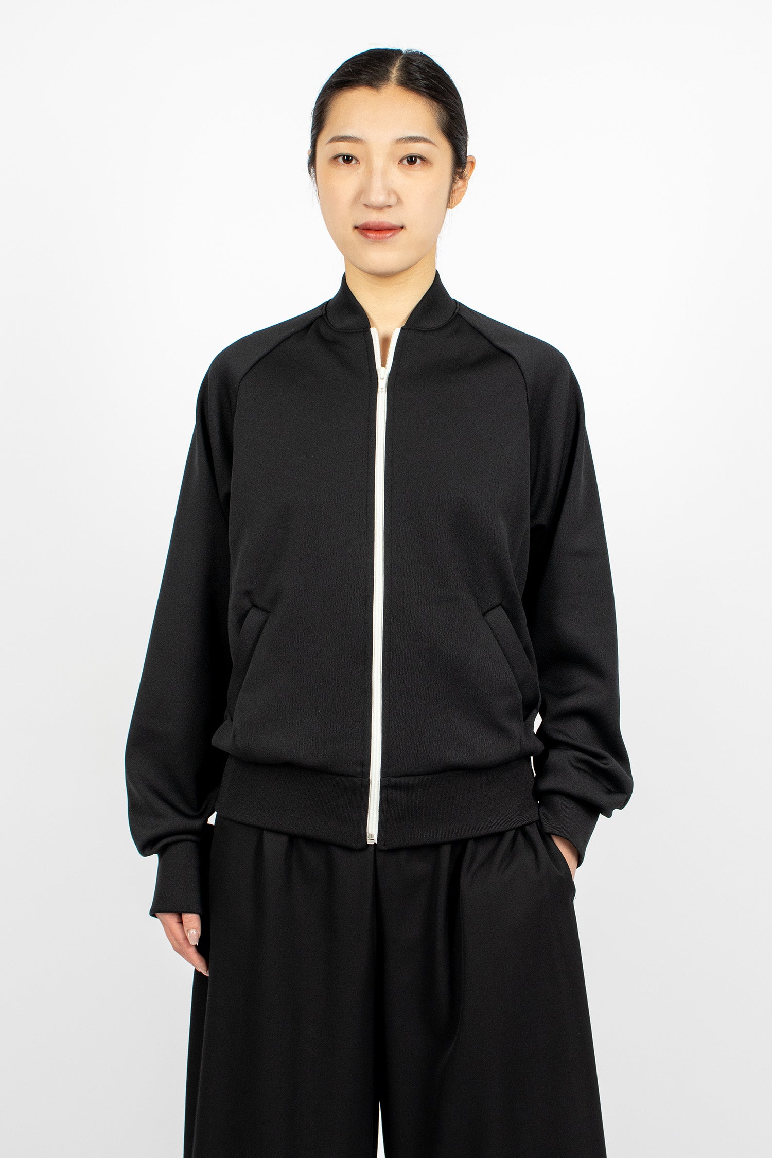 Zip-Up Jacket Black